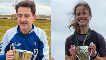Enda Doherty and Niamh Farrell win Donegal Novice Cross Country titles