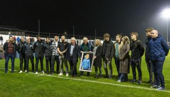 Finn Harps remember former manager Ollie Horgan in moving half-time tribute
