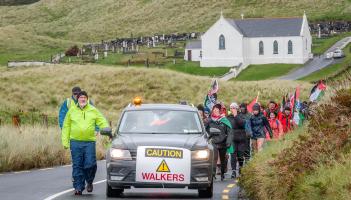 Inishowen’s Long March for Gaza raises €22,000 for charities