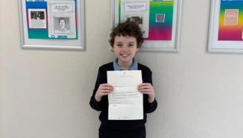 Glenties student delighted to receive letter from President Michael D Higgins