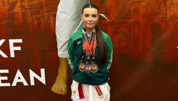 Zara Thompson wins two medals at European Karate Championships in Latvia