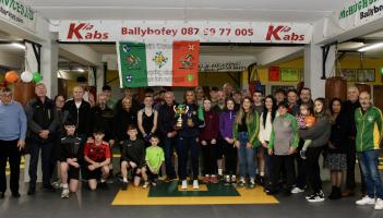 In pictures: European champion Roisin Hegarty gets hero's welcome at Twin Towns BC