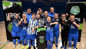 Finn Harps futsal team superb as they lift the Cairdeas Cup