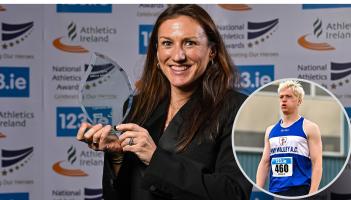Caitriona Jennings and Conor Kelly honoured at Athletics Ireland awards