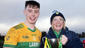 This was a real squad effort - Ardara U-21 captain Darragh Hennigan