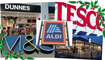 When are supermarkets open between Christmas and New Year, including Aldi, Tesco and Lidl?