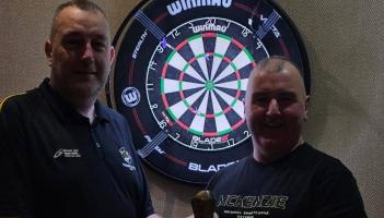 Donegal Darts member Chris Dunnion hits a nine-darter in Lifford