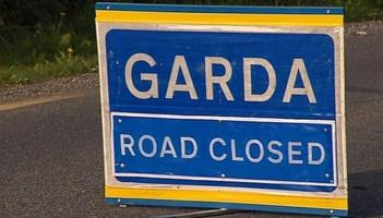 Emergency road closure to facilitate removal of crashed lorry in Redcastle field