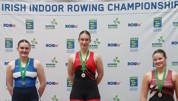 Erika Morrow wins Gold at the Irish Indoor Rowing Championships