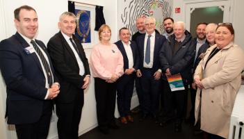 Buncrana mayoral chain returns to public display in former town council office