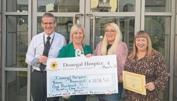 Department of Social Protection fundraisers make &euro;3131.50 for Donegal Hospice