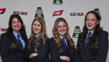 Donegal school exhibits at Croke Park for Certified Irish Angus Schools Competition