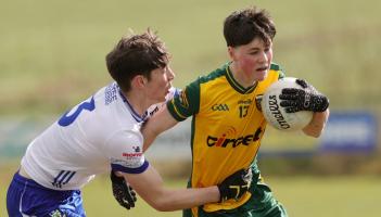 Donegal minors lose out to Monaghan in Ulster Minor League