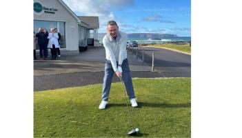 Good turnout at Captains' Drive-in for 2026 at Cruit Golf Club on Saturday