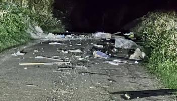 Illegally dumped items in Donegal expected to identify perpetrator