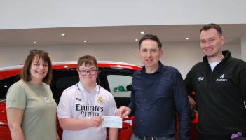 iMotors make generous donation to Donegal Down Syndrome Association