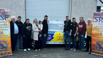 Group raise over &euro;40,000 for charity through 3,000km drive from Glenties to Germany