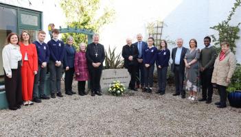In pictures: Bishop Niall Coll celebrates Mass on visit to Deele College in Raphoe