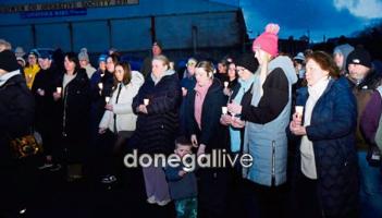 In pictures: Inishowen shows solidarity for Amy Doherty at Carndonagh vigil