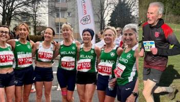 European Masters medals for Kay Byrne and Martin Kerr