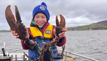 Twelve-year-old Donegal boy catches one of Ireland's largest ever lobsters