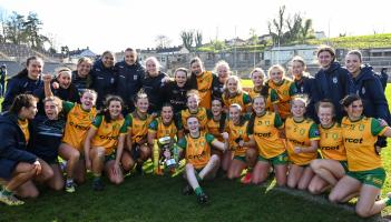 Donegal ladies put in a brilliant performance to lift the Division 2 league title