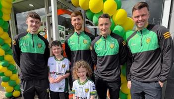 In pictures: Michael Murphy Sports hosts launch of new Donegal goalkeeper jersey