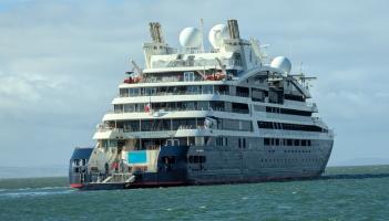 Ship ahoy, as the first cruise liner of the summer season sails into Lough Foyle