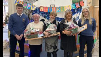 Over 60 years of dedicated service given by Magh Ene College, Bundoran retirees