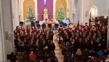 Watch: Beautiful performances at the Abbey VS carol service in Donegal Town 