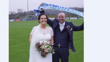 Mark and Fiona's wedding