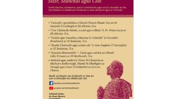 Major Colmcille 1500 online event from Donegal Gaeltacht next week