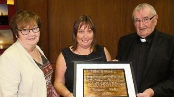 Treasa awarded Cnoc Fola person of the year