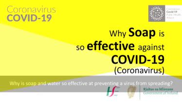 WATCH: Health minister shares video which shows why soap and water works so well against Covid-19
