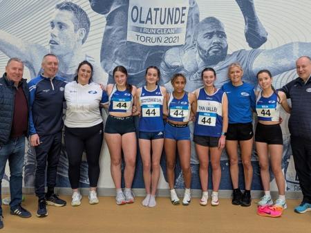Finn Valley AC women place sixth at National Indoor League final