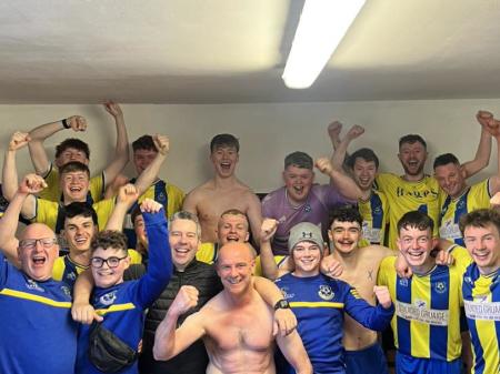 John Molloy hits late stunner as Fintown Harps earn promotion