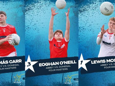 Three Ulster Colleges Football All-Stars for Abbey Vocational School