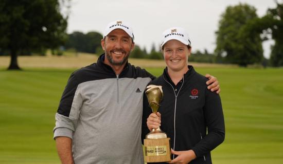Ballyliffin caddy Gary Foley helps Lottie Woad to Irish Open success