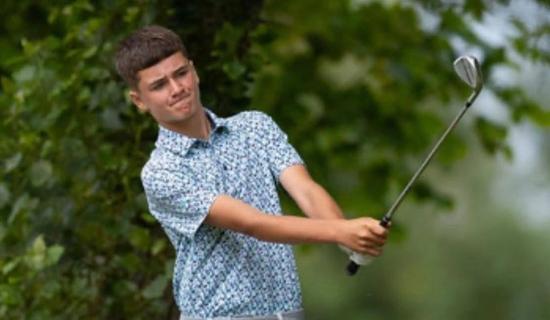Letterkenny's Charlie Patton takes a top ten finish in the Irish U14 Amateur Open