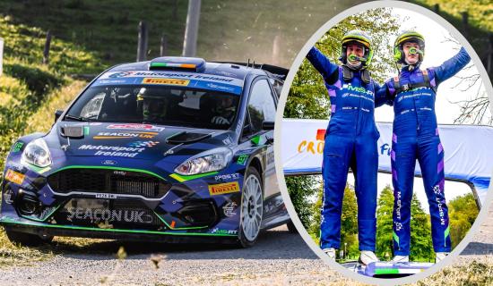 Superb Rally Croatia win for Bruckless co-driver Shane Byrne