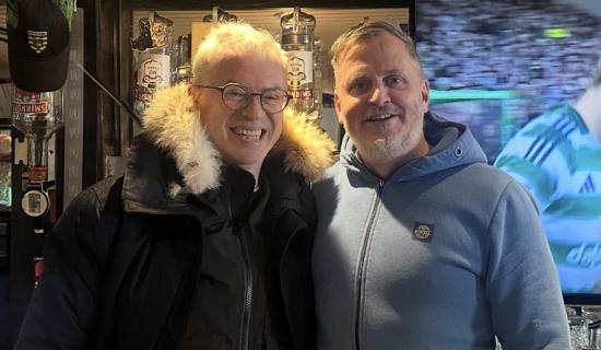 GAA television icon and All-Ireland winner visits Ballyshannon pub