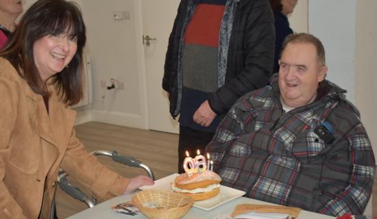 St Michael's GAA club help 'Trojan worker' Moses Alcorn celebrate 60th birthday