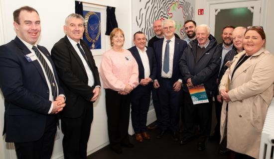 Buncrana mayoral chain returns to public display in former town council office