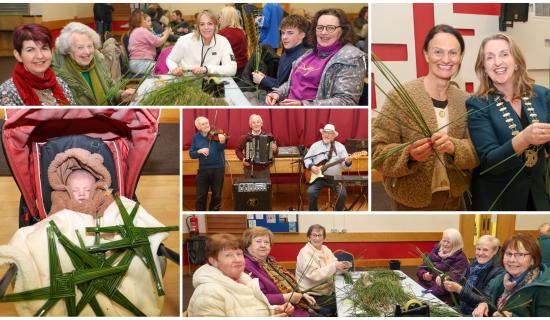 In Pictures: Killymard parish hosts St Brigid Cross-making in Donegal Town