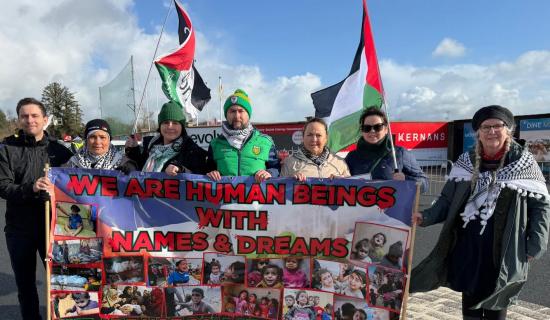 Donegal and Mayo protesters against Allianz gather together as one in Letterkenny