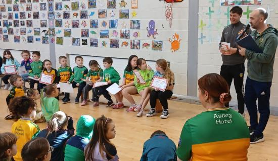 Moville primary school launches fundraising campaign for new multi-sport pitch