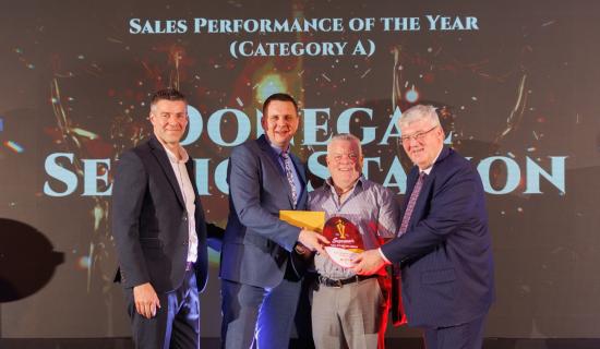 Donegal Service Station wins national sales performance award