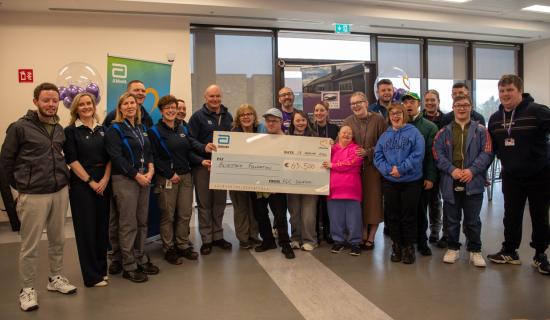 Donegal Town Abbott employees raise &euro;63,500 for Bluestack Special Needs Foundation