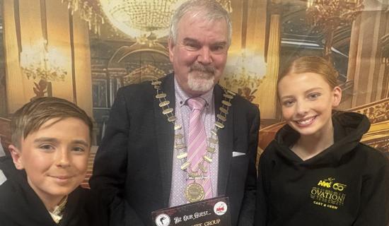 AIMS President praises remarkable work of Inish Theatre Group during Buncrana visit