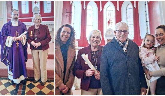 Papal Benemerenti medal bestowed in Mountcharles for service to Catholic Church